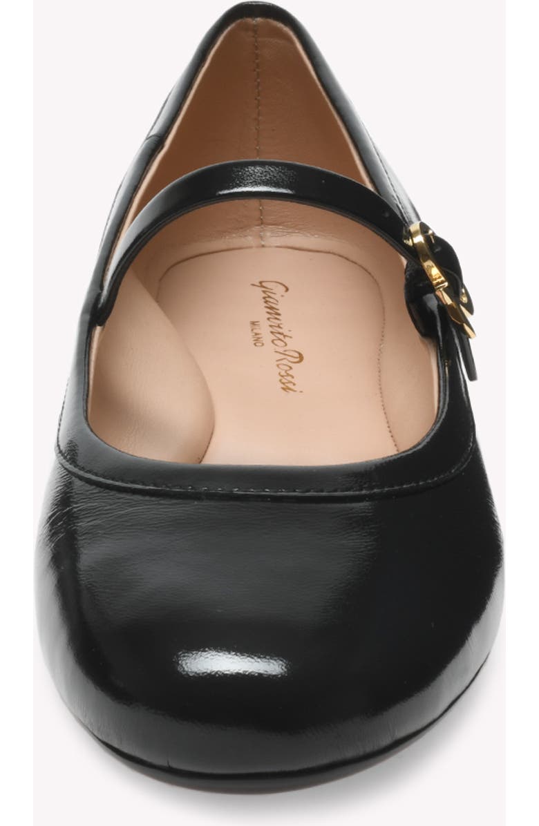 Gianvito Rossi Carla Ballerinas, Alternate, color, Black Nappa
