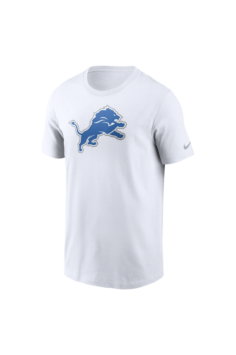 Men's Nike White Detroit Lions Essential Logo T-Shirt, Alternate, color, White