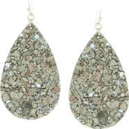 OLIVIA WELLES Gold-Plated Riah Cork Earrings