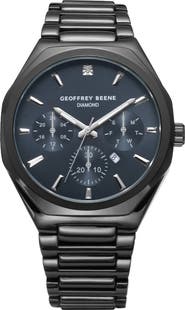 GEOFFREY BEENE Diamond Bracelet Watch, 42mm