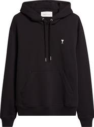 AMI PARIS Embroidered Ami de Coeur French Terry Hoodie