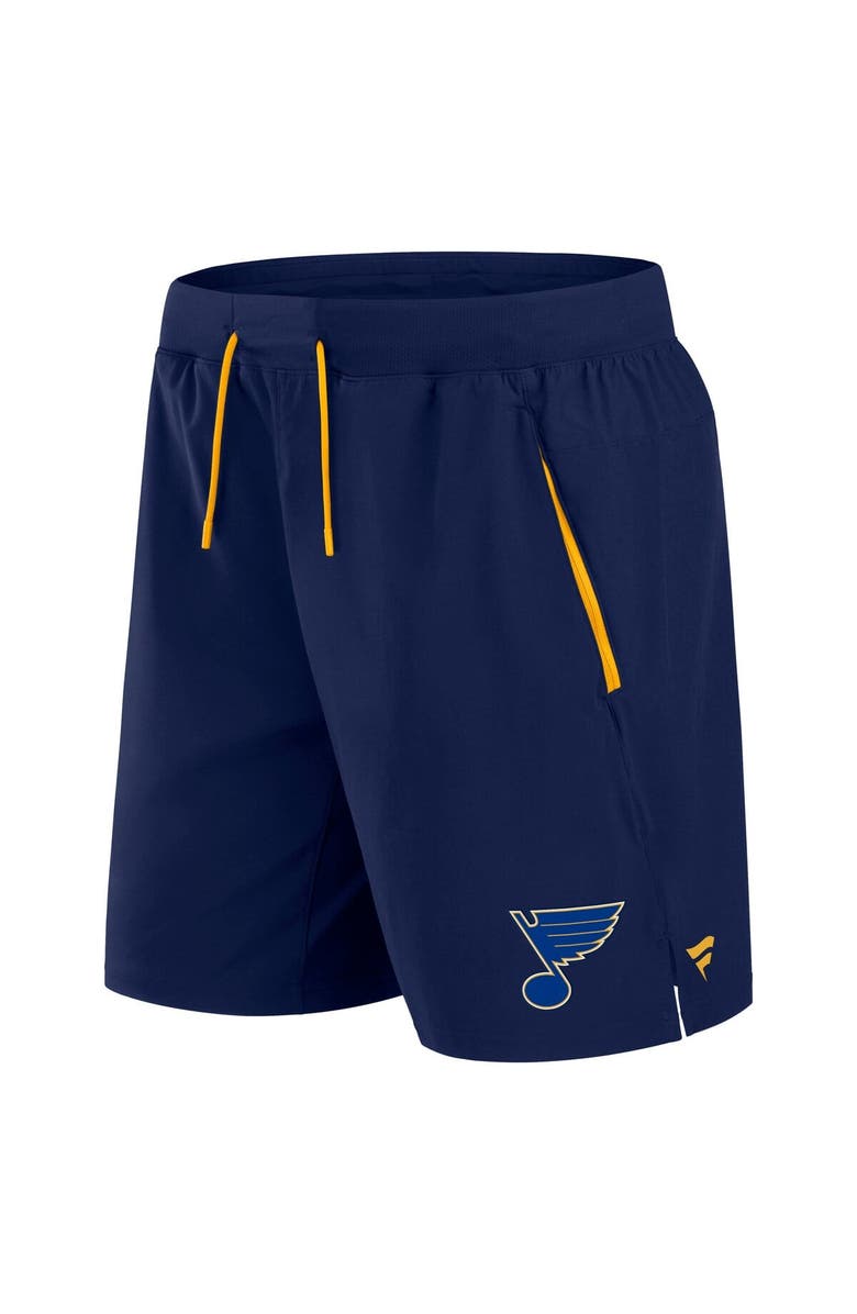 FANATICS Men's Fanatics  Navy St. Louis Blues Authentic Pro Rink Performance Shorts, Alternate, color, 