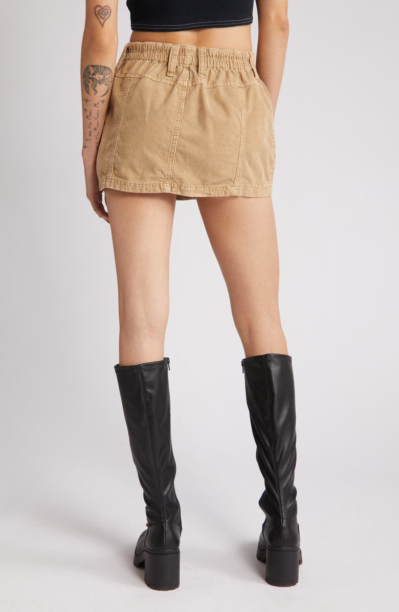 BDG Urban Outfitters Corduroy Cargo Miniskirt, Alternate, color, 