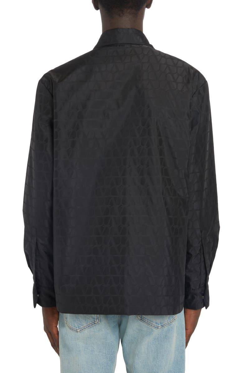 Valentino VLOGO Toile Iconographe Nylon Jacket, Alternate, color, 