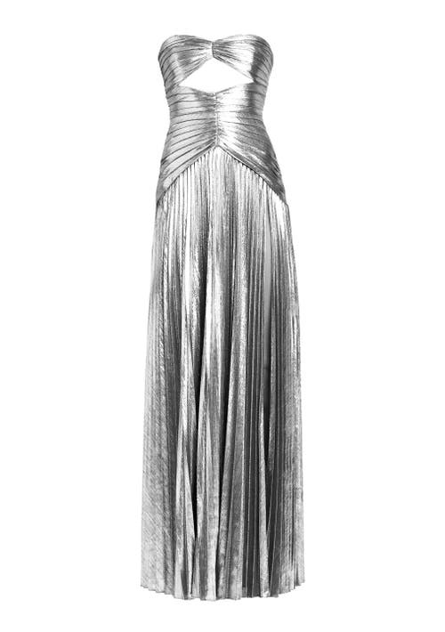 Retroféte Mallory Dress In Aluminium