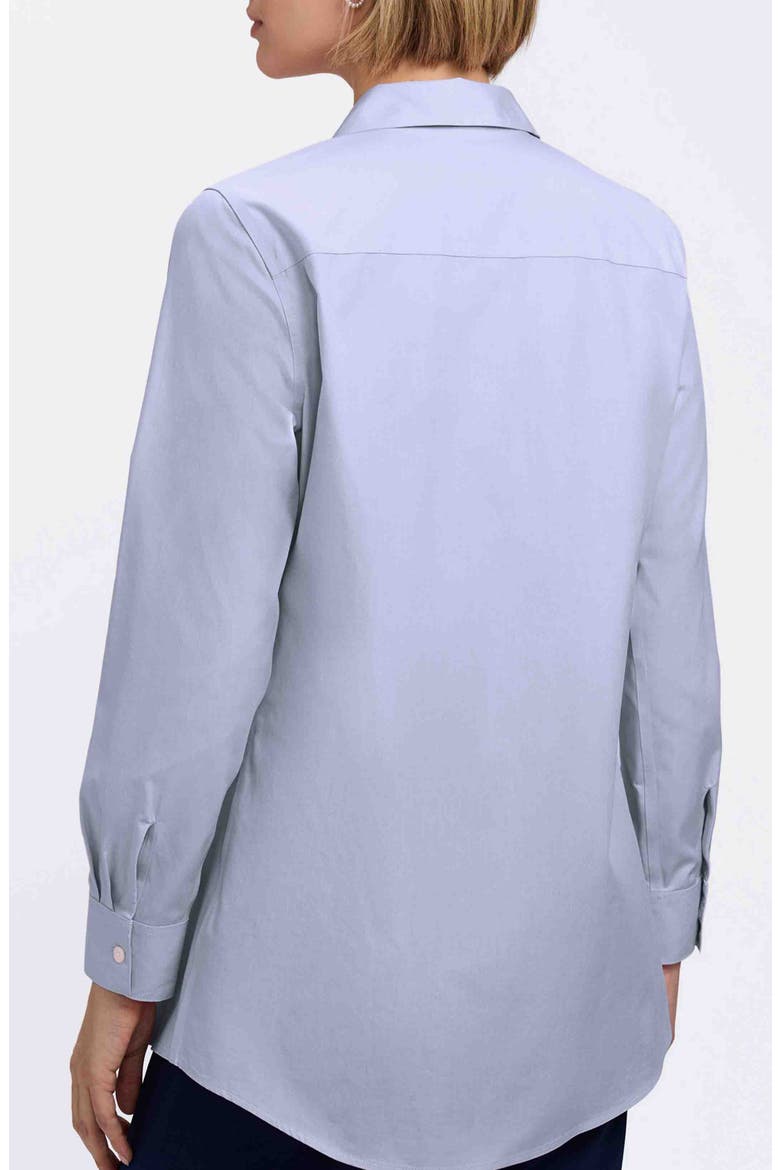 Cici Non-Iron Tunic Blouse, Alternate, color, BLUE WAVE