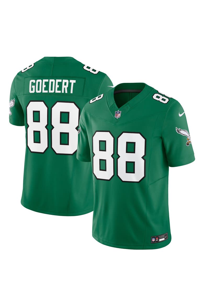 Men's Nike Dallas Goedert Kelly Green Philadelphia Eagles Vapor F.U.S.E. Limited Jersey, Main, color, Kelly Green