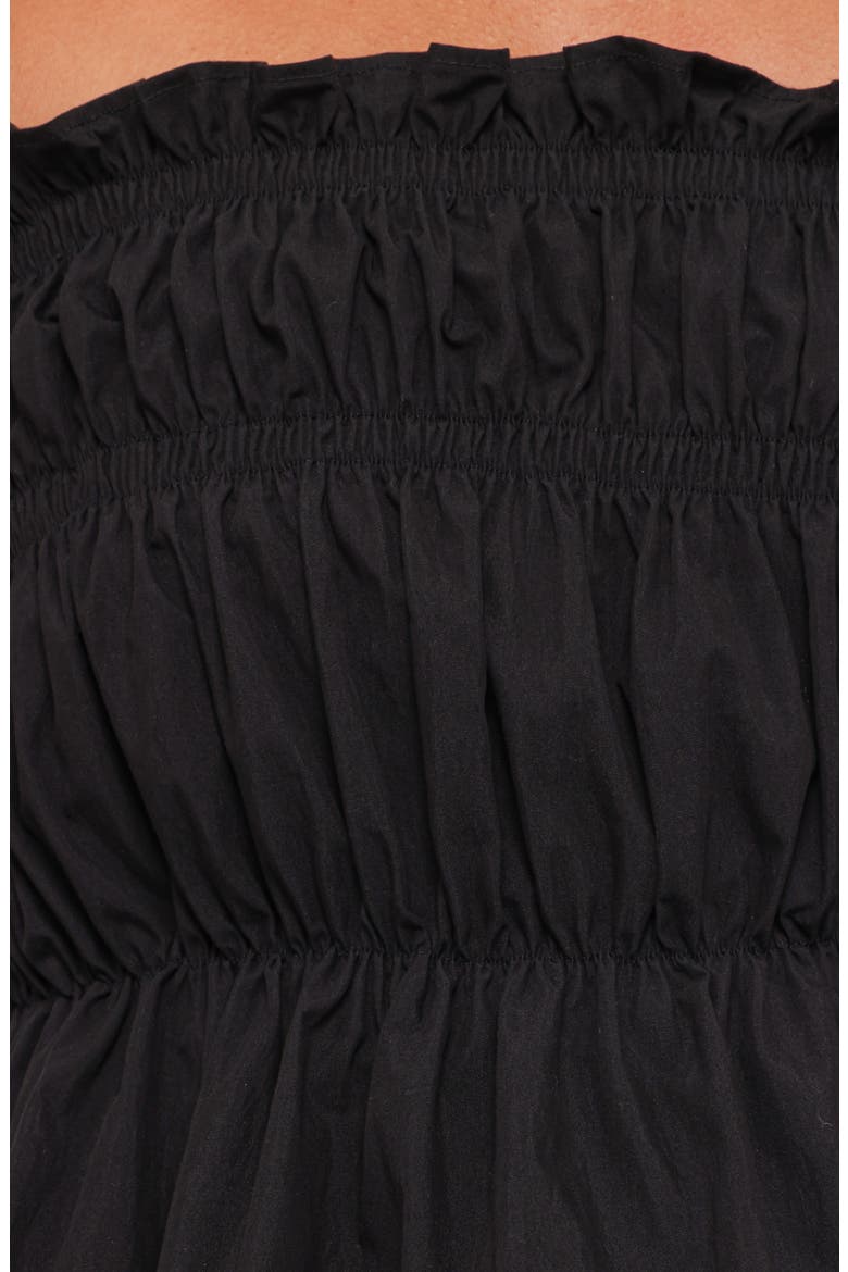 Wilhelmina Strapless Top, Alternate, color, BLACK