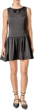 English Factory Sleeveless Drop Waist Minidress