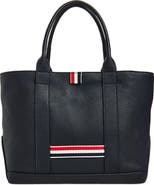 Thom Browne Small Tool Pebbled Leather Tote