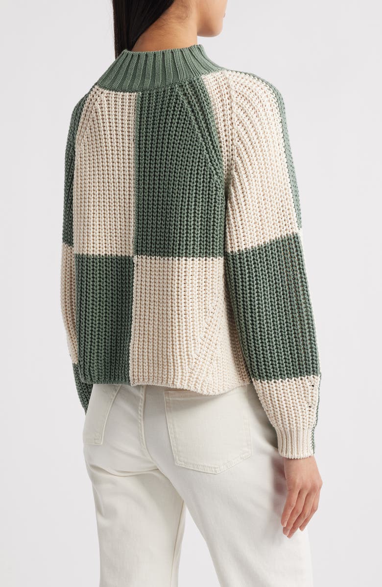 MARGARET O'LEARY Chessboard Sweater, Alternate, color, 