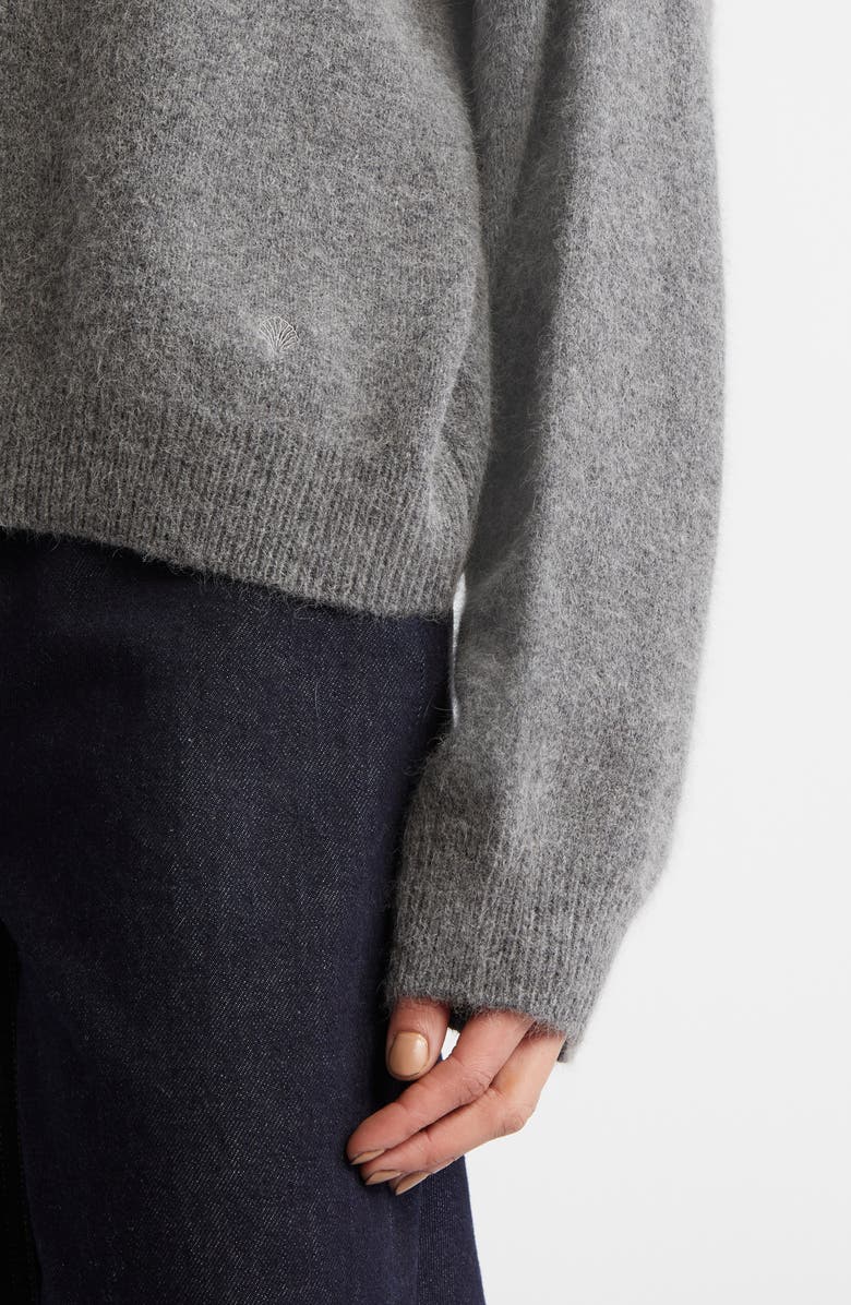 LOULOU DE SAISON Ropo Wool & Yak Hair Blend Crewneck Sweater, Alternate, color,