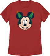 Mickey & Friends Women's Mickey & Friends Christmas Tree Ears Graphic T-Shirt