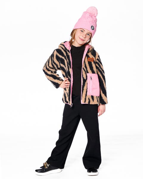 Reversible Mid-Season Jacket Zebra (Little Kid & Big Kid)