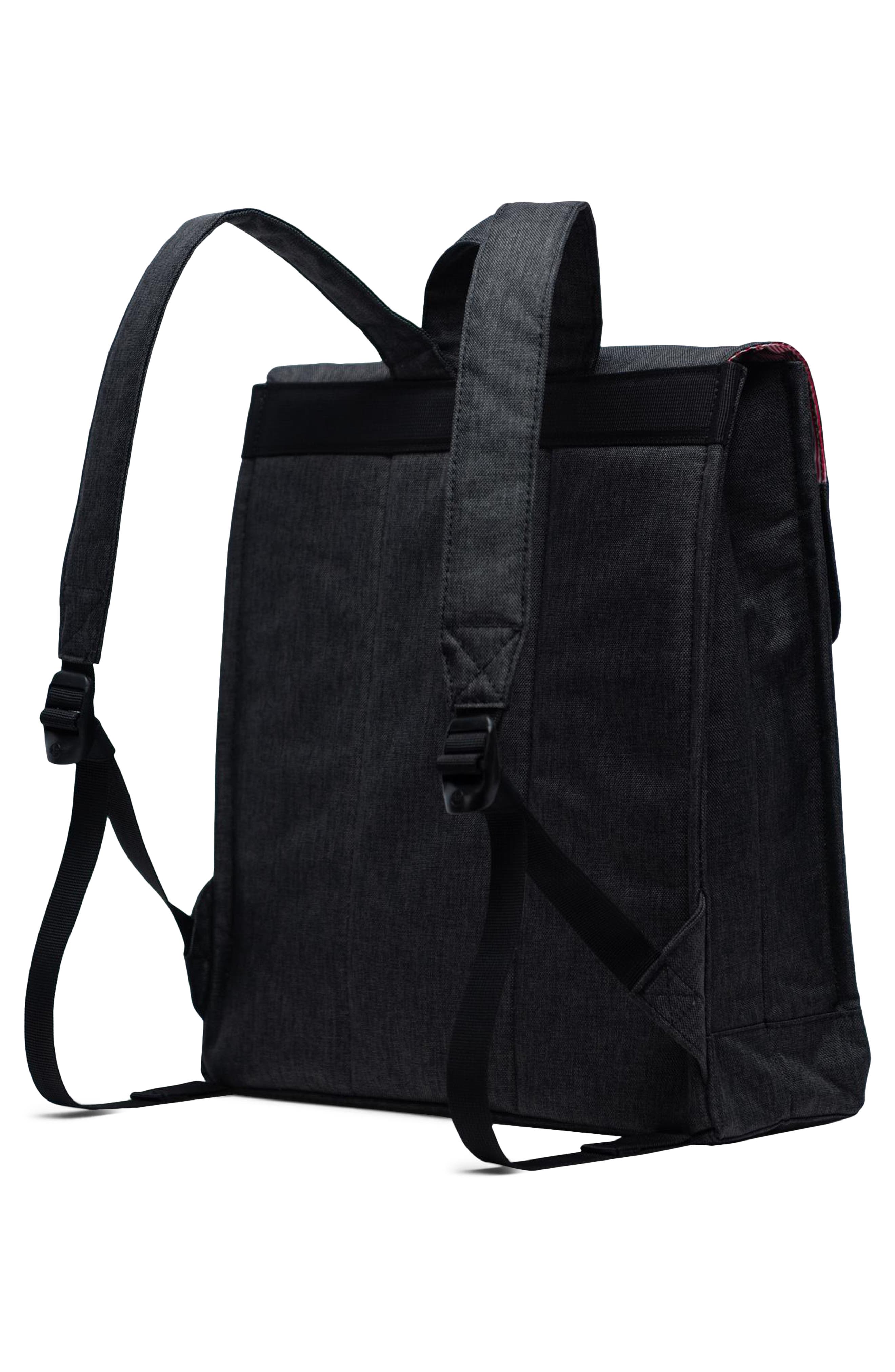 City Mid Volume Backpack, Alternate, color, BLACK CROSSHATCH/ BLACK