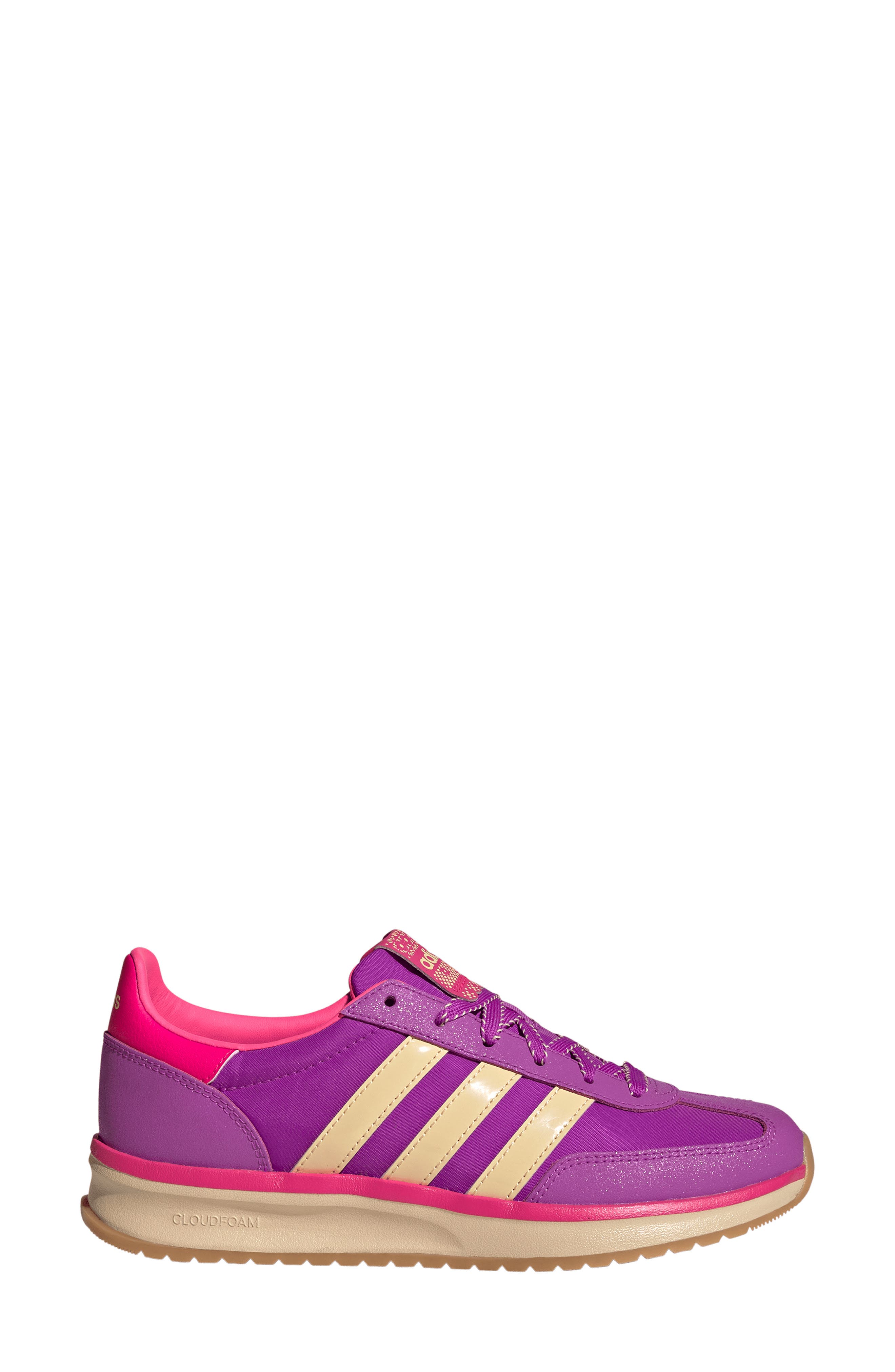 adidas Run 70s 2.0 Sneaker, Alternate, color, Purple Burst/ Orange/ Pink