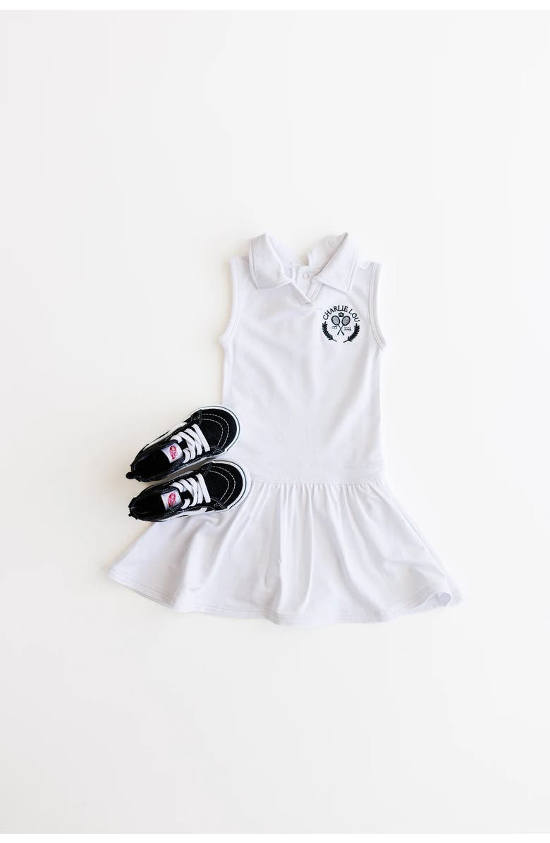 Charlie Lou Baby<sup>®</sup> Baby Girl's Tennis Dress, Alternate, color, White