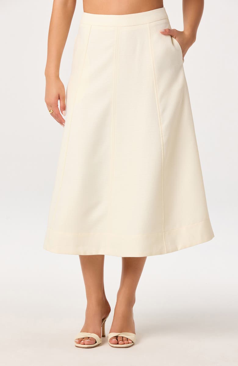 ASTR the Label Kinslee Skirt, Alternate, color, Off White