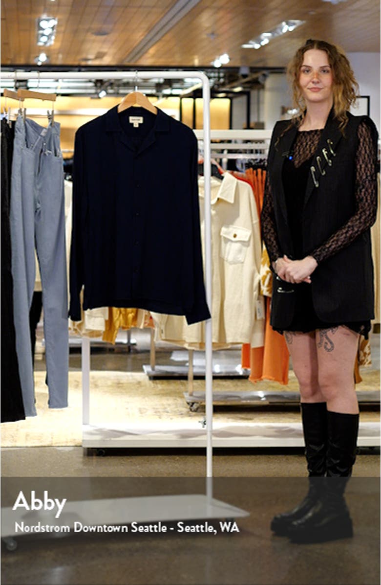 Solid Notch Collar Shirt, sales video thumbnail