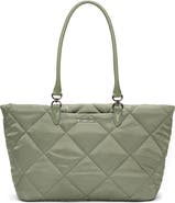 MZ Wallace Medium Madison Leather Trim Quilted Tote