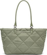 MZ Wallace Medium Madison Leather Trim Quilted Tote