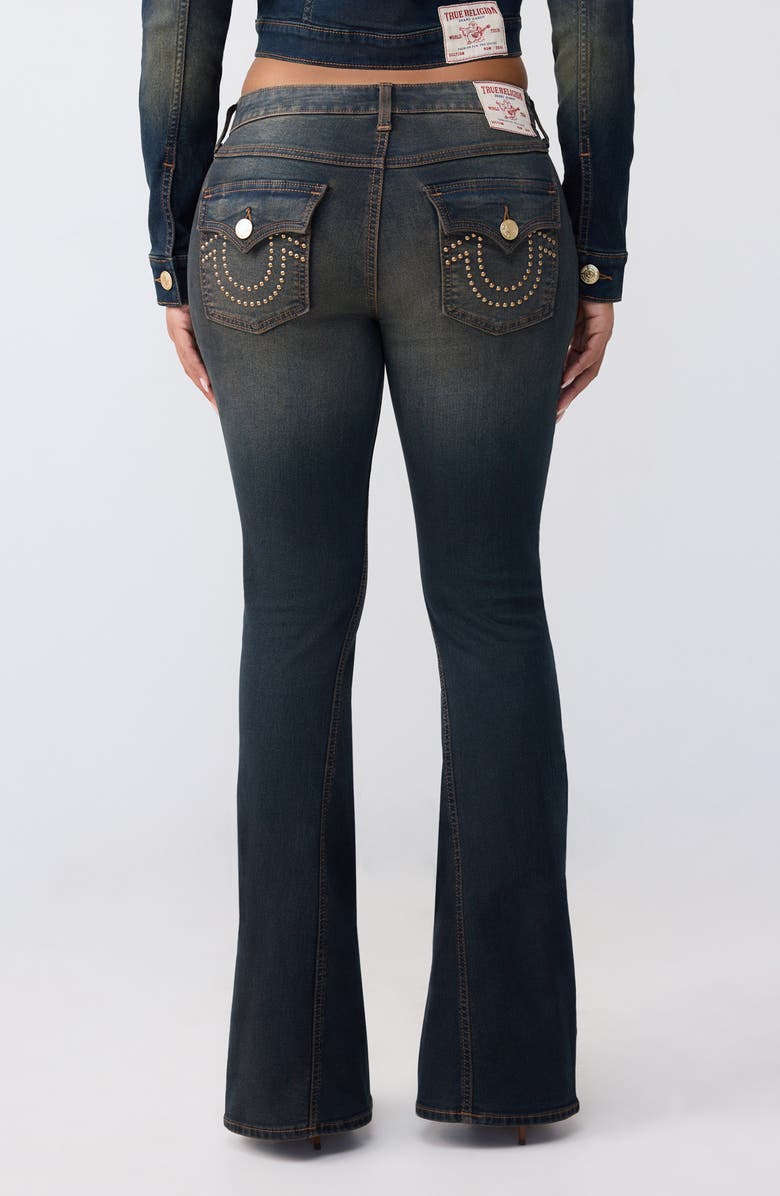 True Religion Joey Flap Pocket Flare Leg Jeans, Alternate, color,