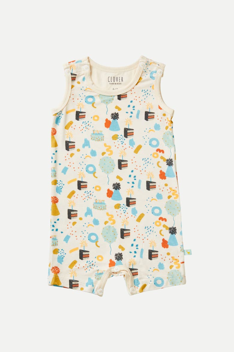 Tank Top Shorts Romper - Birthday, Main, color, Birthday