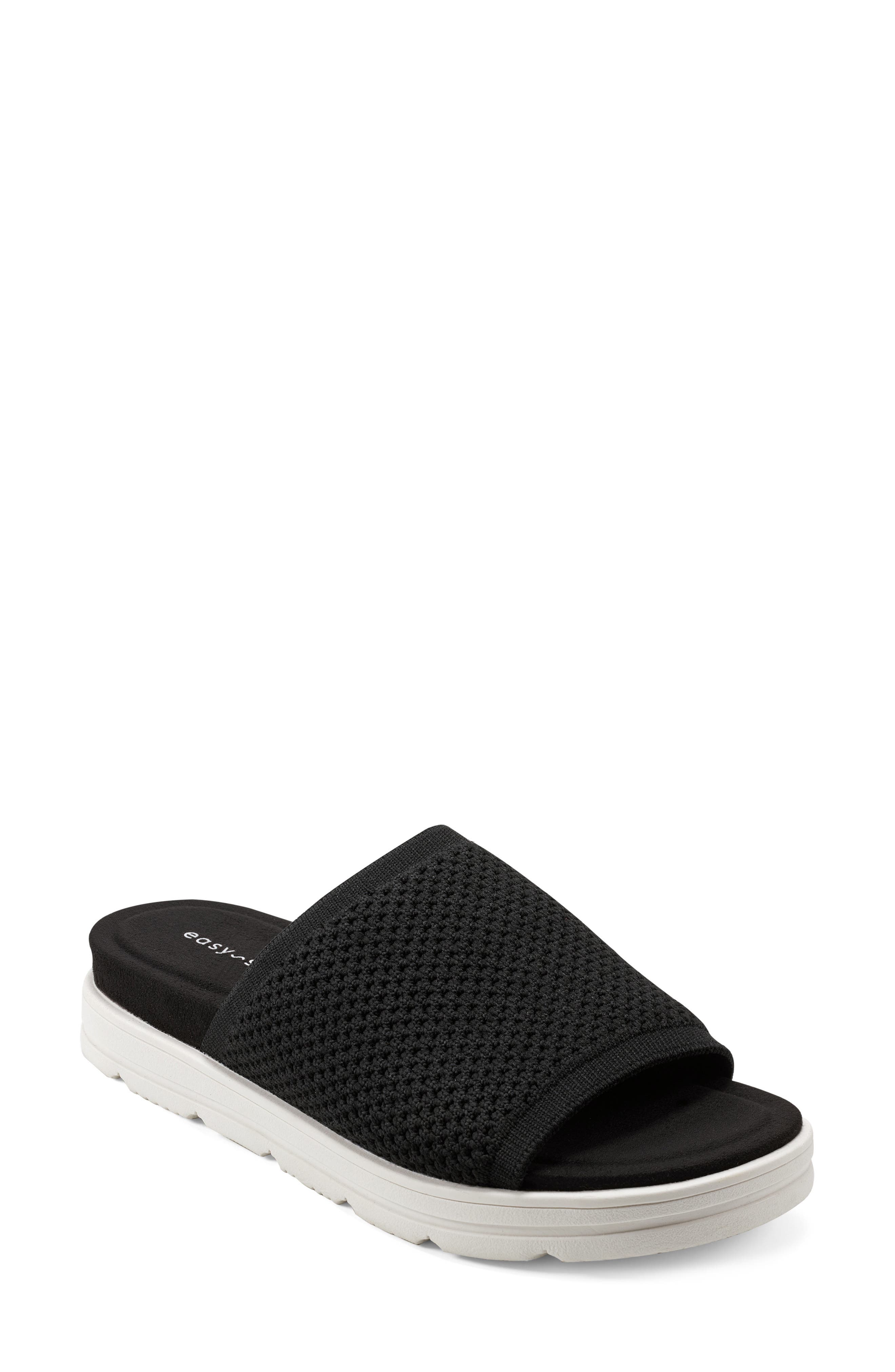 Easy Spirit Sesiena Stretch Knit Slide Sandal, Main, color, 