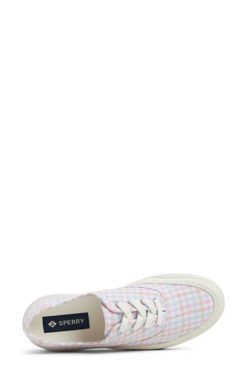 SPERRY SPERRY CANDY CVO CHECK PRINT CANVAS SNEAKER 