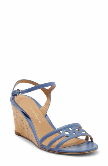 FERRAGAMO Fieri Cork Wedge Sandal