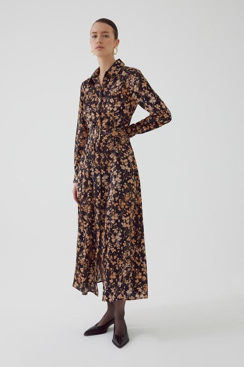 Floral Print Regular Maxi Dress