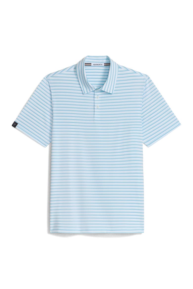 Ivy Stripe Polo, Main, color, Seaside