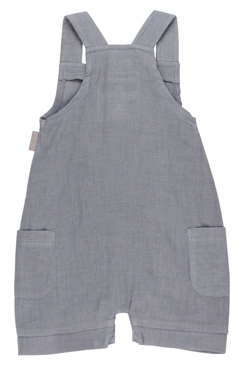 Organic Cotton Muslin Romper, Alternate, color, BLUEBERRY