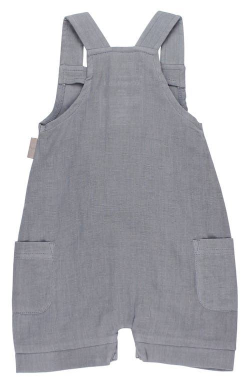 L'ovedbaby Organic Cotton Muslin Romper In Blueberry