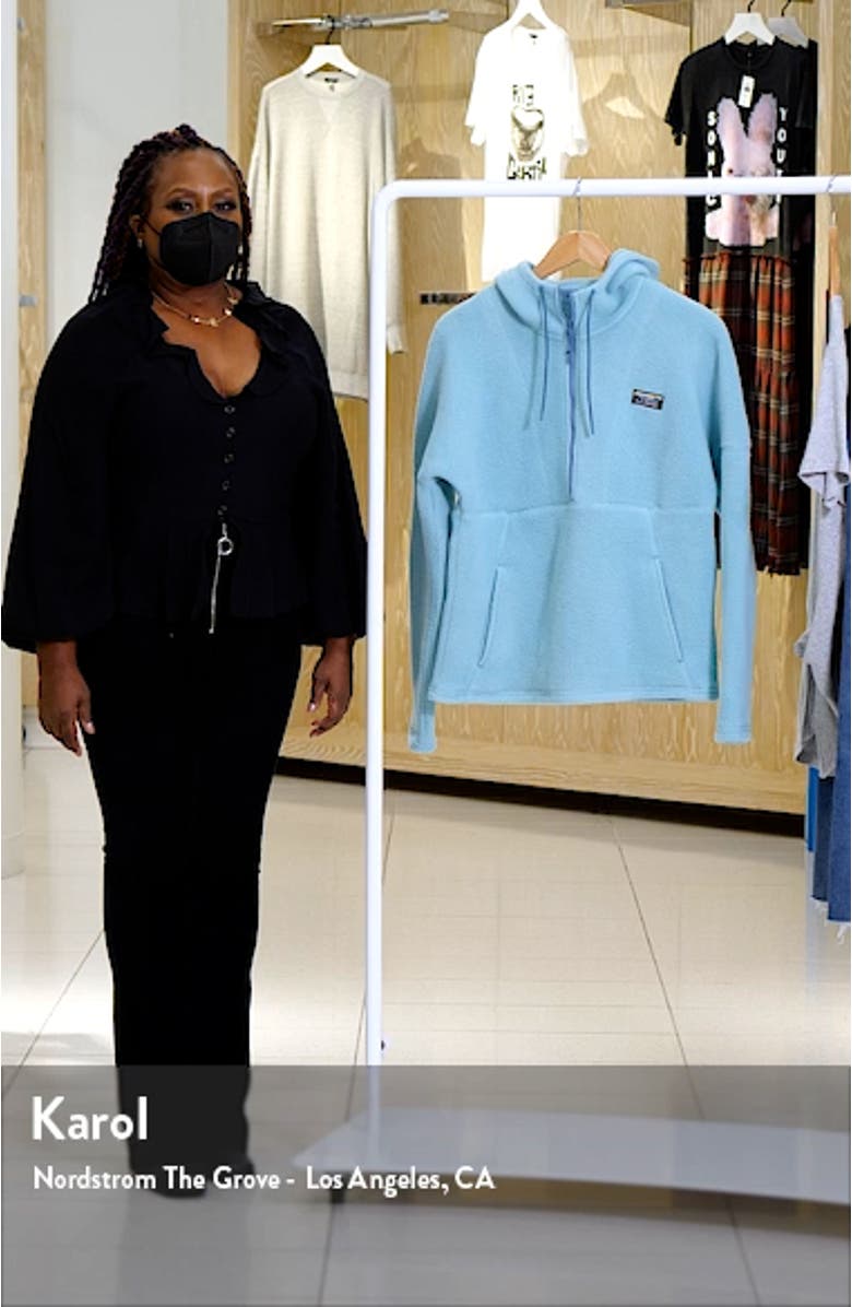 Women's Katahdin Half Zip Fleece Hoodie, sales video thumbnail