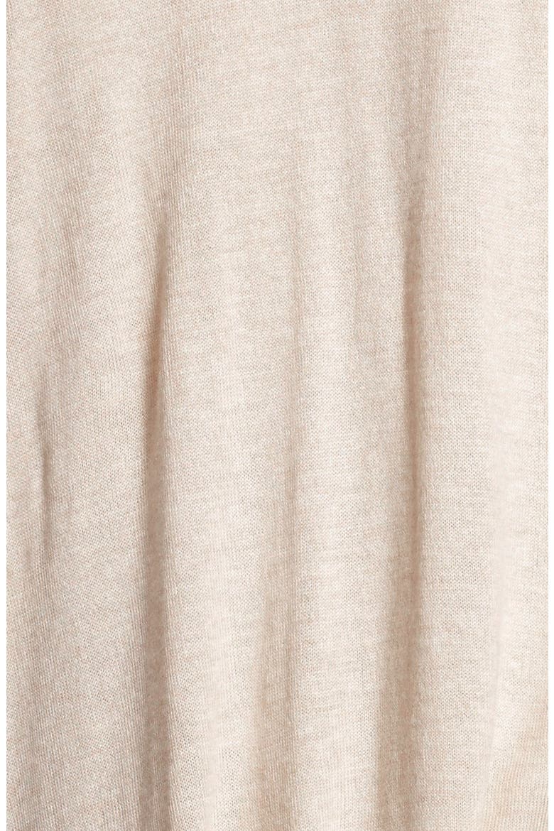 Wrap Front Cardigan, Alternate, color, BEIGE SAND HEATHER