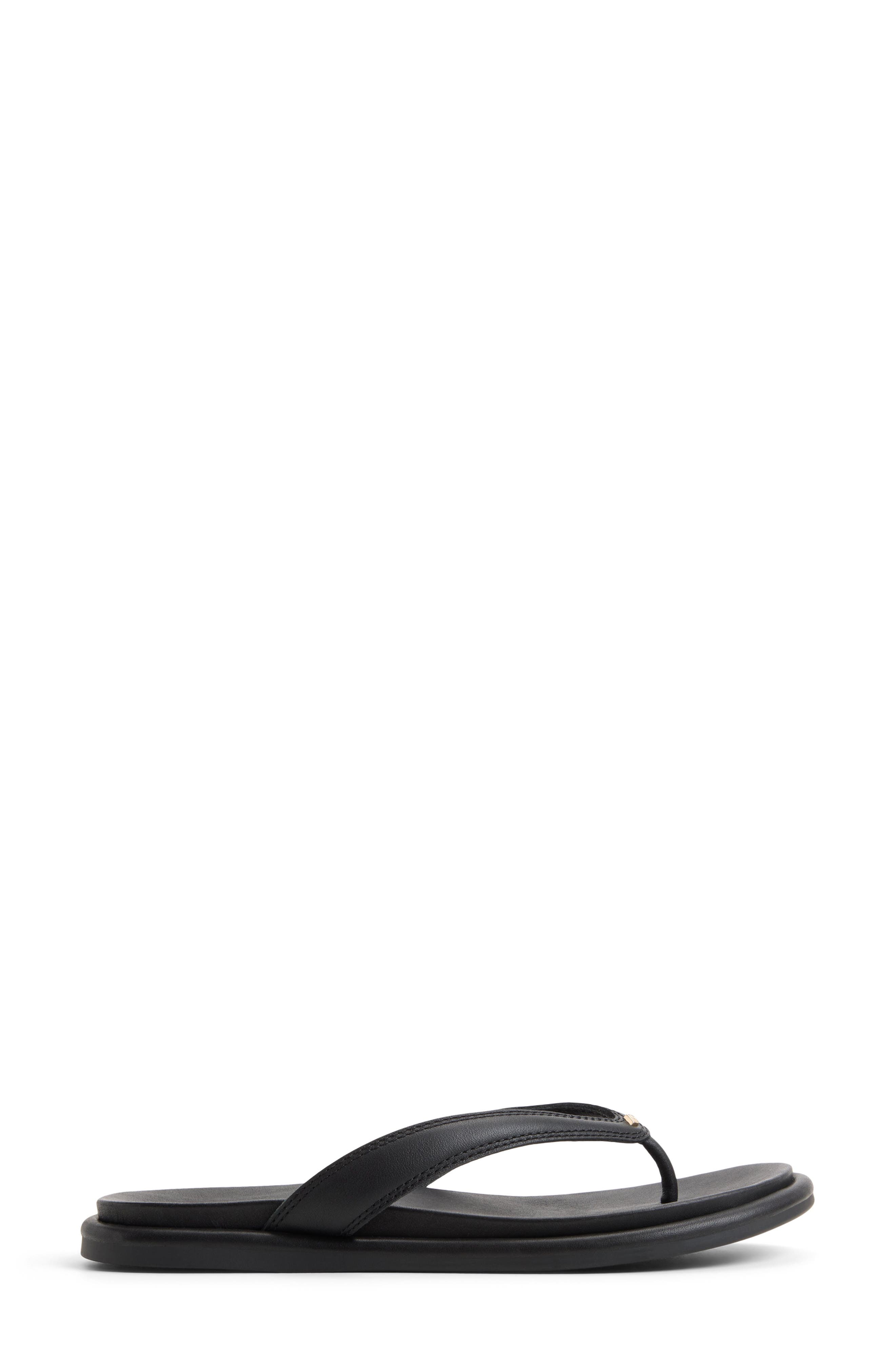 Sperry Isla Flip Flop, Alternate, color, Smooth Black