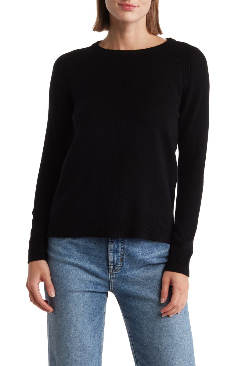 Magaschoni Cashmere Raglan Sleeve Sweater, Main, color, 