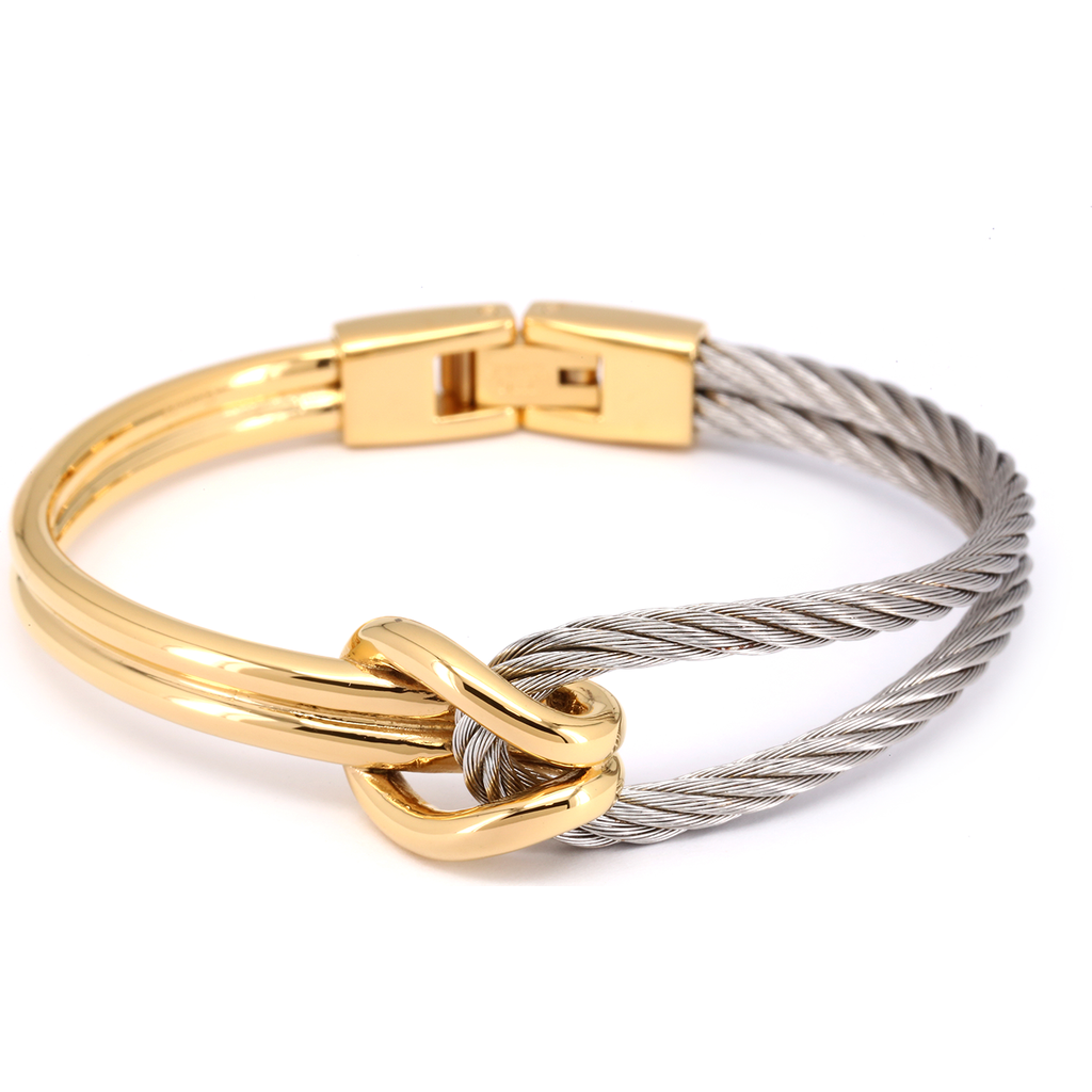 CHARRIOL Celtic Knot Bangle in Yellow Gold Pvd  product