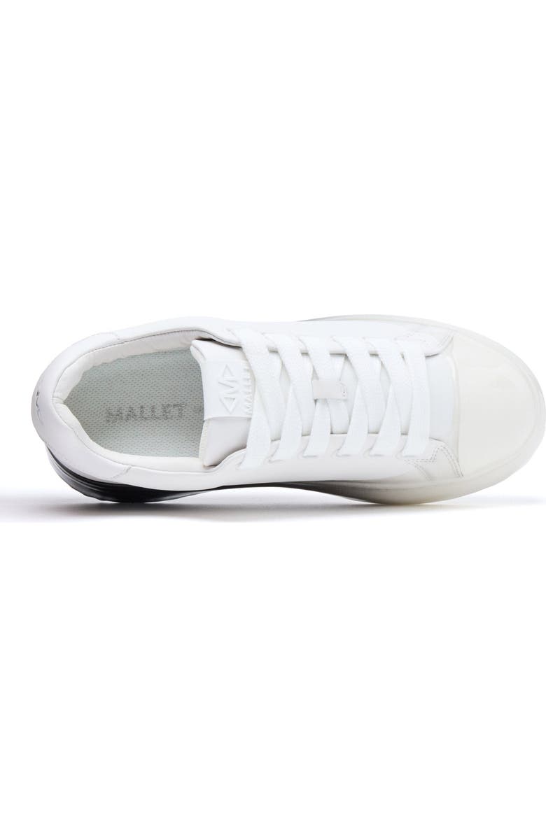MALLET Grftr Ltc Dip Sneakers, Alternate, color, White / Black