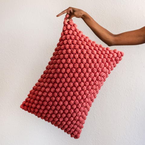 Cotton Bobbles Textured Throw Pillow - Cover Only