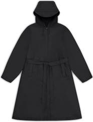 Rains Waterproof A-Line Long Raincoat