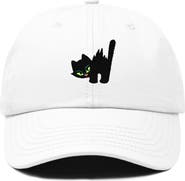 Dalix Blink Black Cat Dad Cap