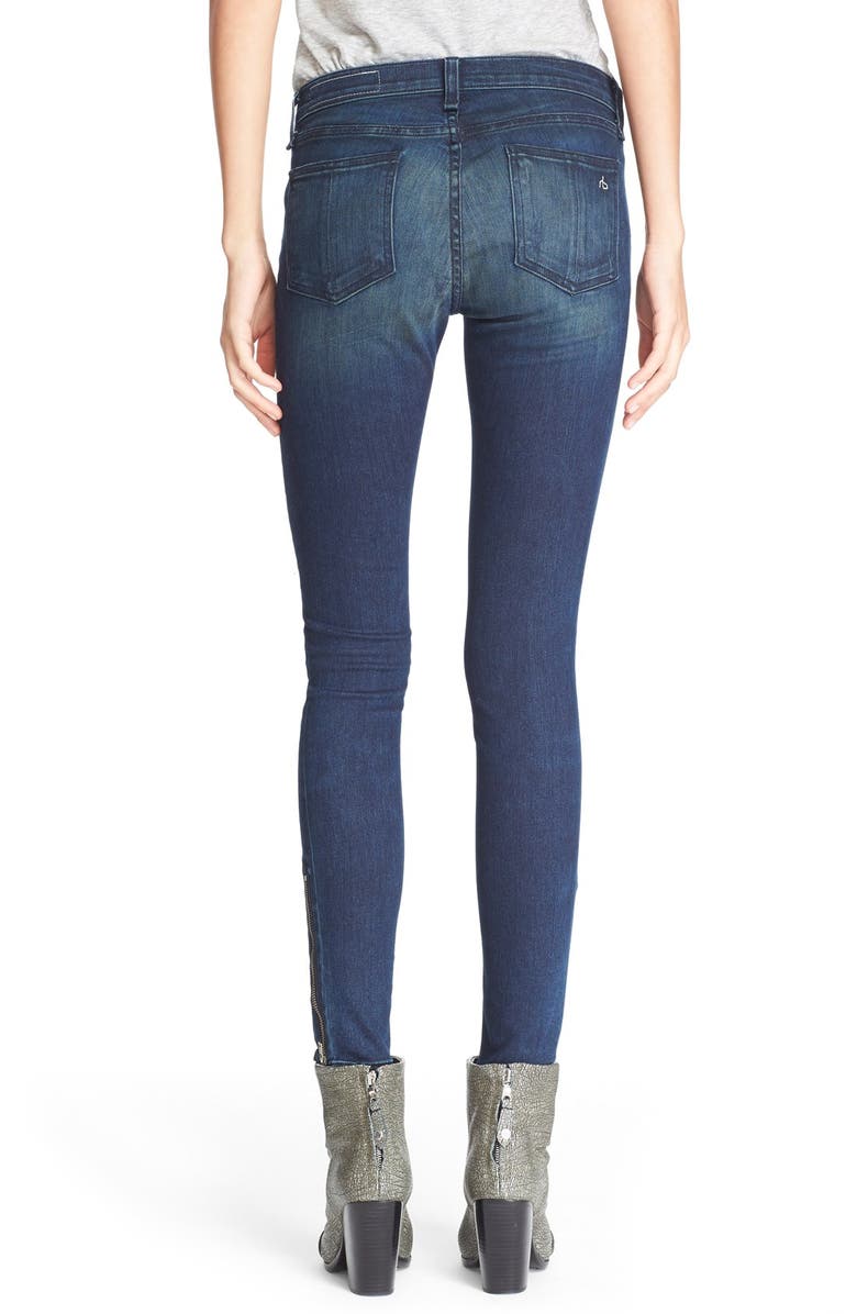 rag & bone/JEAN 'RBW23' High Rise Skinny Jeans, Alternate, color,