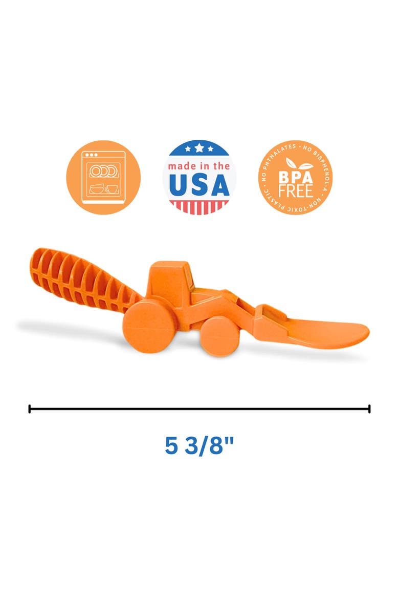 Set of 2 Tractor Utensils for Kids and Toddlers, 1 Pack, Alternate, color, Orange