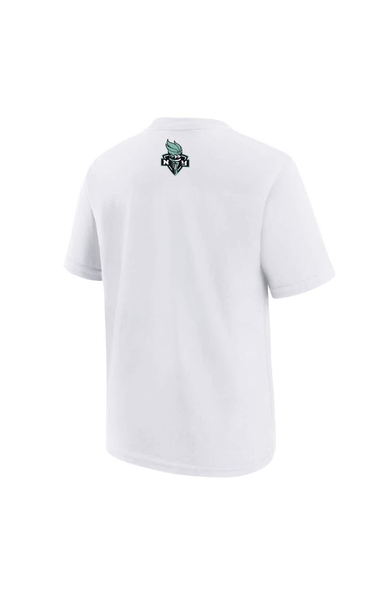 Outerstuff Youth  White New York Liberty 2024 WNBA Finals Champions Ring Parade T-Shirt, Alternate, color, 