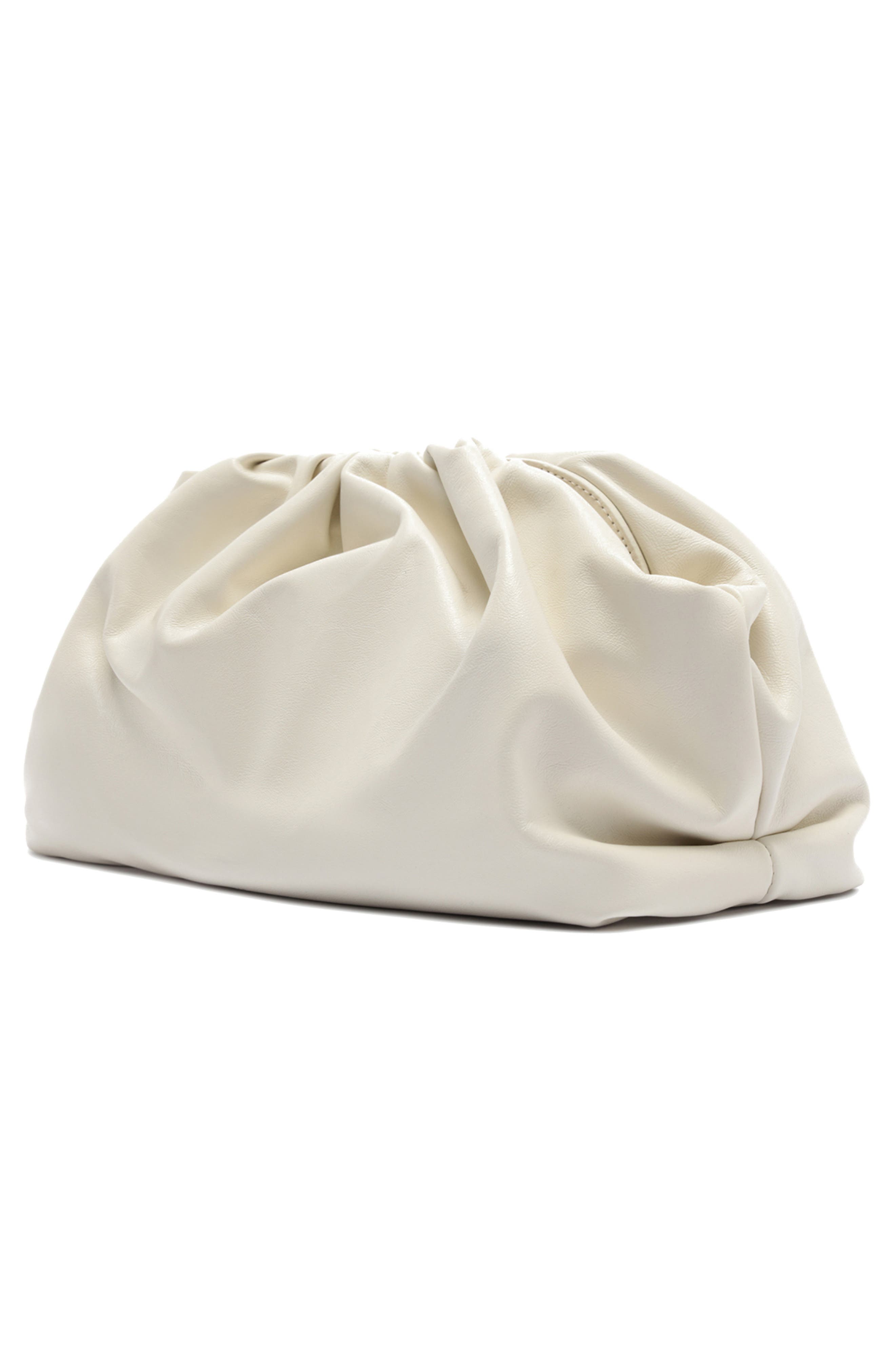 Arezzo Elizabeth Small Leather Clutch, Alternate, color, 