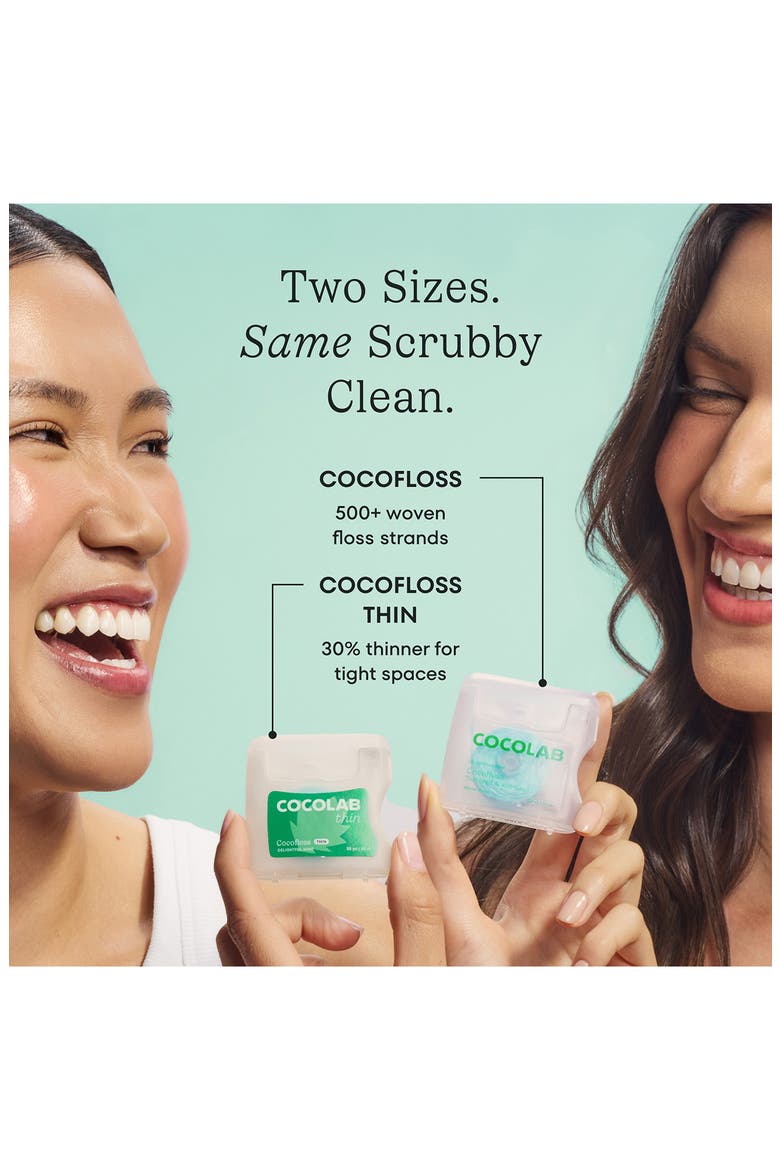 Cocofloss Thin Refillable Dental Floss, Alternate, color, DELICIOUS MINT