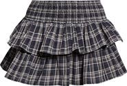 PacSun Plaid Tiered Skort