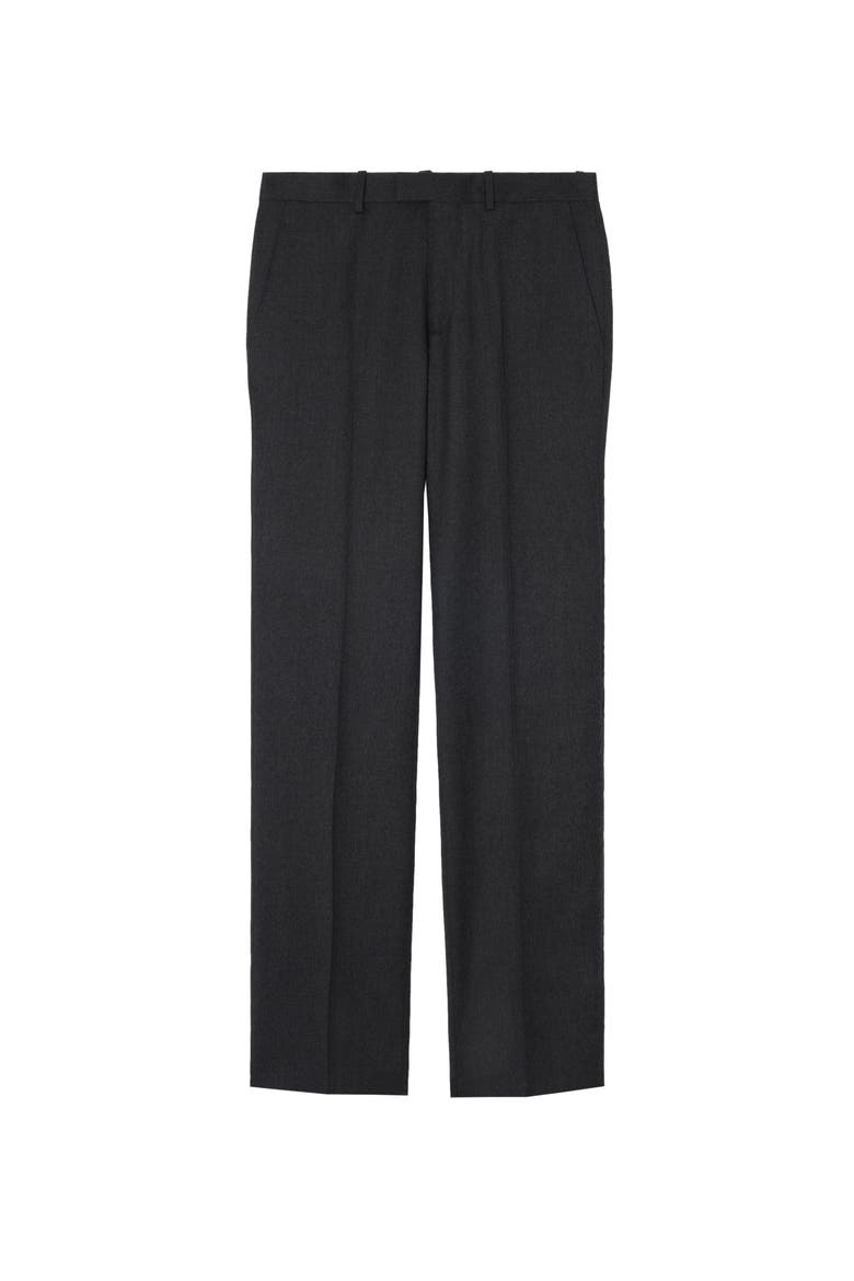 Wool Cashmere Sloane Tailored Trousers, Main, color, Light iron grey/black